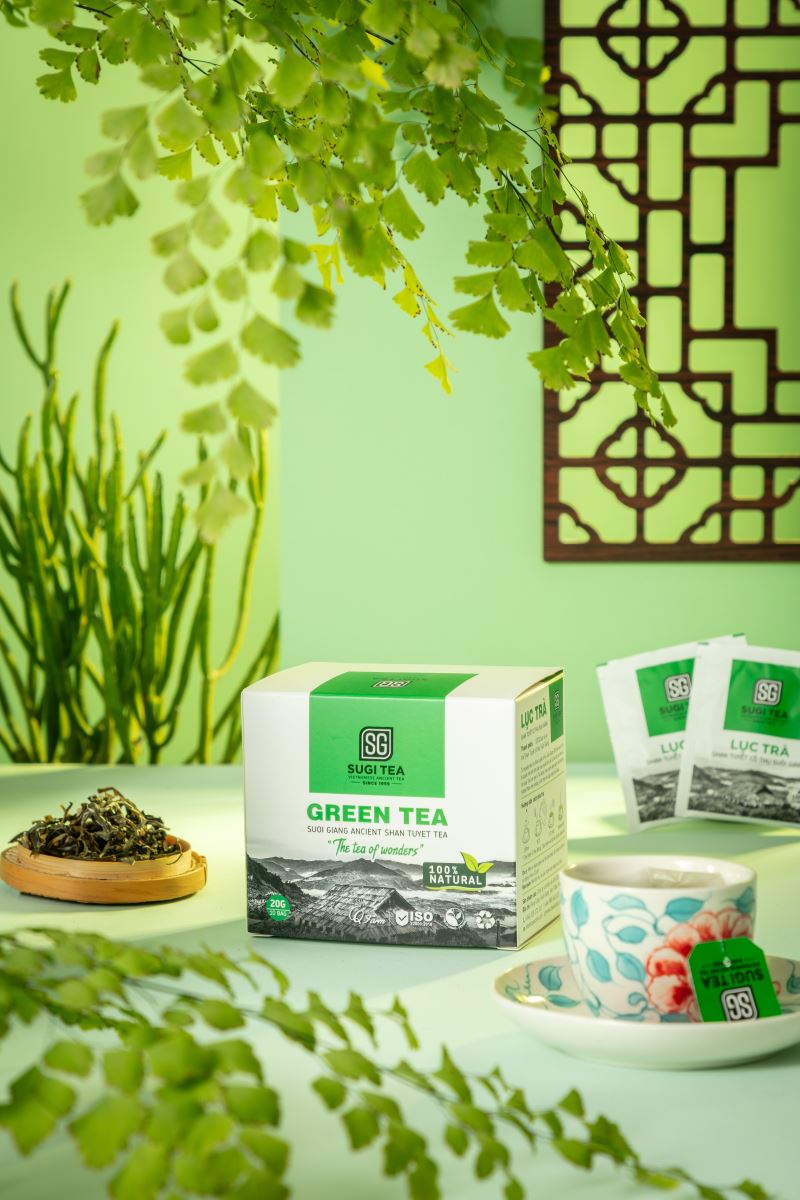 Lục trà túi lọc (10 gói)