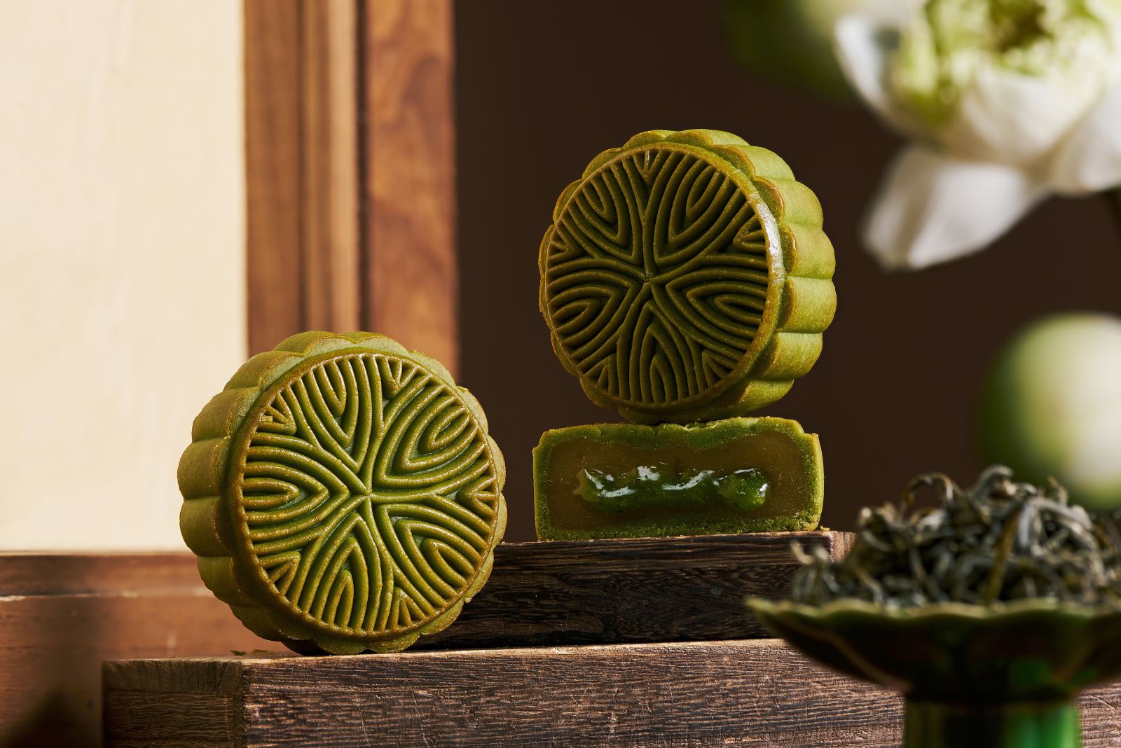 Bánh nướng Trà Xanh Nhân Chảy